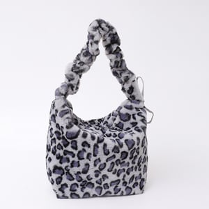 1 Piece Casual Furry Leopard Print  Women's Crossbody Bags h5