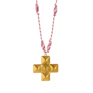 1 collar colgante de acero inoxidable con cruz de lujo para mujer h5 Imagen3