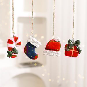1 Piece Christmas Mini Decoration Resin Party Supplies h5 Picture4