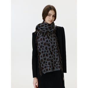 1 Piece Leopard Print Tassels Wool Women's Winter Scarves h5 Picture8