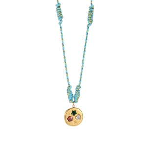 1 collar con colgante de acero inoxidable con forma irregular y caprichosa para mujer h5 Imagen6
