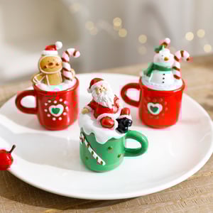 1 Piece Christmas Mug Resin Party Supplies h5 Picture3