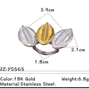 1 Parça Çiçek Şeklinde Paslanmaz Çelik Karışık Renkli Manşet Bileklik h5 