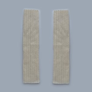 1 Pair Wool Blend Solid Color Knitted Leg Warmers h5