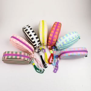 1 Piece Simple  Casual Strip Fabric Women's Makeup Bags h5 Picture3