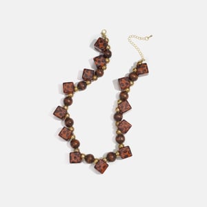 1 Piece Retro ABS & Wooden Beads Necklace h5 Picture4