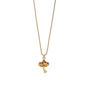 1 collar colgante sofisticado de acero inoxidable con diseño de fresa para mujer h5 Imagen6