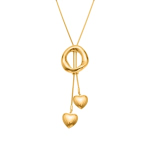 1 Piece Minimalist Circle Stainless Steel Gold Color Women's Pendant Necklaces h5