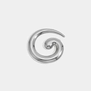 Broche en acier inoxydable doré, forme vortex (1 pièce) h5 Image4