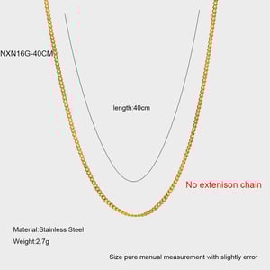 DIY Vielseitige und universelle stapelbare goldfarbene Edelstahlketten h5