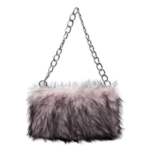 Sac à main femme en fourrure, color block, polyvalent et tendance (1 pièce) h5 Image2