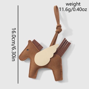 1 Piece Cute Cartoon Horse Bag Charm h5 Picture2