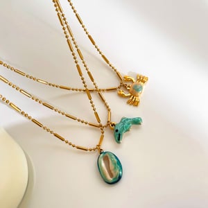 Collana con ciondolo a forma di animale oceanico in acciaio inossidabile smaltato da 1 pezzo h5 Immagine5