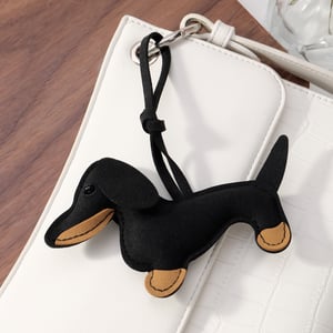 1 Piece Cute Dachshund Cartoon Bag Charm h5 Picture4