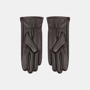 1 paire de gants pour femmes en PU de couleur unie h5 Image2
