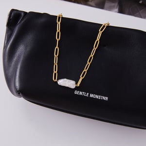 1 Piece Elegant Pearl Stainless Steel Gold Color Women's Chain Necklaces h5 Picture4