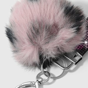 1 Piece Retro Leopard Plush Ball Bag Charm h5 Picture6