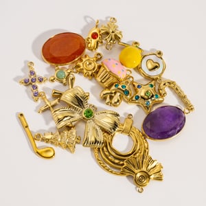 Pendentif unique et créatif en forme de cœur ou de cercle, à faire soi-même, en acier inoxydable, pour femme (1 pièce) h5 Image3