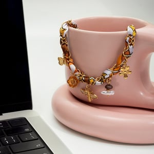 1 Piece Chic Bee Stainless Steel Gold Color Women's Pendant Necklaces h5 Picture4