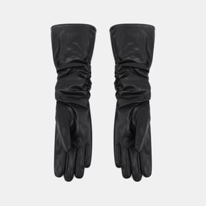 1 Paar Retro-Damenhandschuhe aus PU in Unifarben h5 Bild2