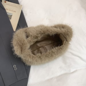 Sac à bandoulière femme 1 pièce, motif cœur mignon et duveteux h5 Image4