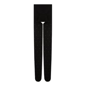 Collant femme en pur coton à pois, très extensible (1 pièce) h5