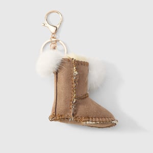 1 Piece Casual Solid Color Boots Keychain h5 