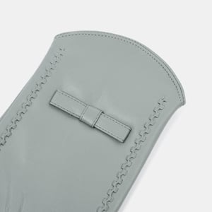 1 Paar einfarbige PU-Damenhandschuhe mit Schleife h5 Bild3