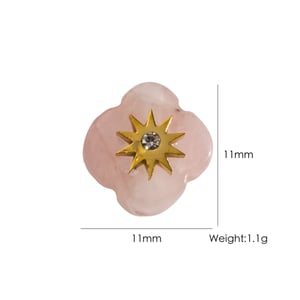 1 pendentif simple à faire soi-même en perles artificielles soleil de forme irrégulière h5