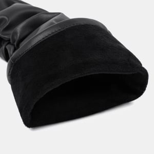 1 Paar Retro-Damenhandschuhe aus PU in Unifarben h5 Bild4