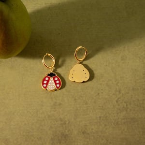 Vivid Beetle Stainless Steel Gold Color Women's Jewelry Sets h5 Picture7