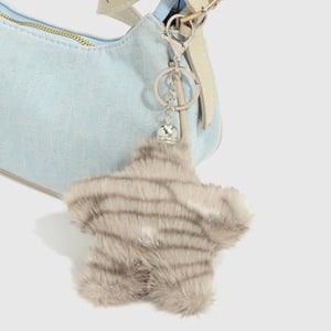 1 Piece Retro Leopard Print Flower Bag Charm h5 Picture5