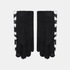 1 paar retro luipaardpatroon polyester dameshandschoenen h5 Afbeelding3