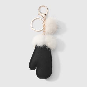 1 Piece Mini Plush Gloves Keychain h5 