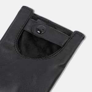 1 paire de gants pour femmes en PU ajourés de couleur unie h5 Image3