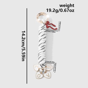 1 Piece Heart Bow Knot Alloy Bag Charm h5 Picture2