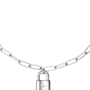 Necklace cute lock h5 Picture5