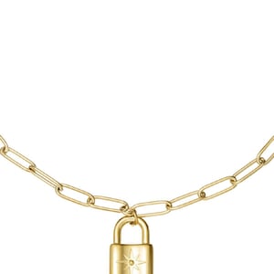 Necklace cute lock h5 Picture4