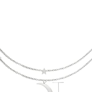 Double necklace moon and stars h5 Picture7