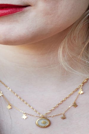 Kette Counting Stars Silber Edelstahl h5 Bild2