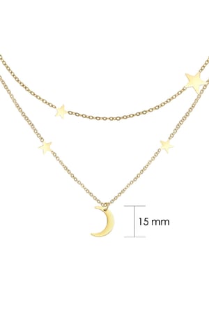 Collier Intergalactic Couleur or Acier inoxydable h5 Image2