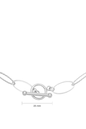 Ketting Airy Links Zilver Stainless Steel h5 Afbeelding2