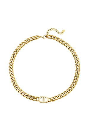 Kolye İyi Yaşam Gold Stainless Steel h5 