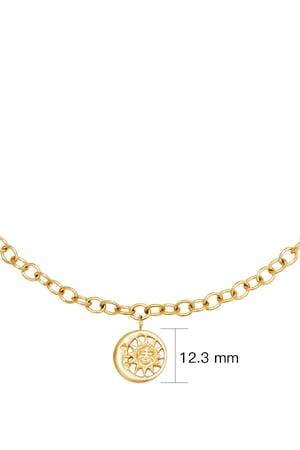 Ketting Moonlight Chain Goud kleur Stainless Steel h5 Afbeelding4