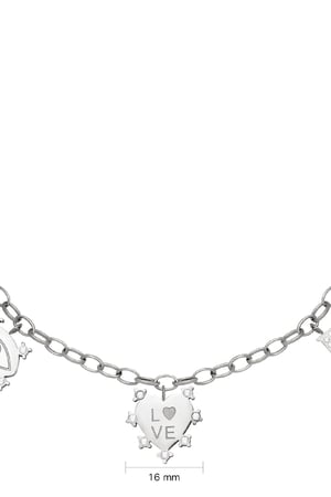 Ketting Eye-Love-You Chunky Zilver Stainless Steel h5 Afbeelding4