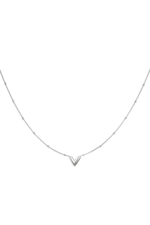 Collana a V in acciaio inossidabile Gold Stainless Steel h5 