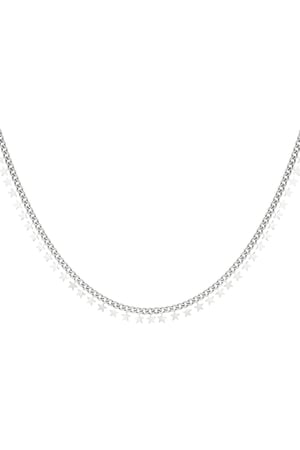 stainless steel necklace stars  h5
