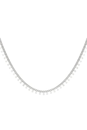 Roestvrijstalen ketting vierkanten Goud kleur Stainless Steel h5