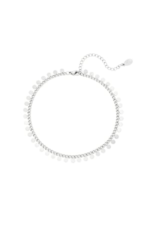 stainless steel anklet circles  h5 