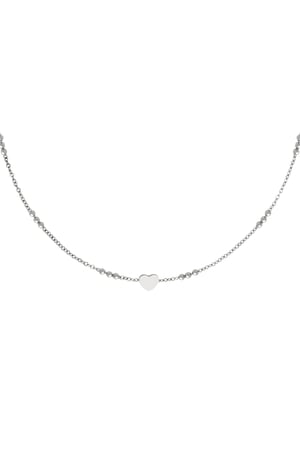 stainless steel necklace heart  h5